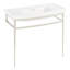 39" Olney 32" Tall Porcelain Rectangular Console Bathroom Sink with Overflow-25303749