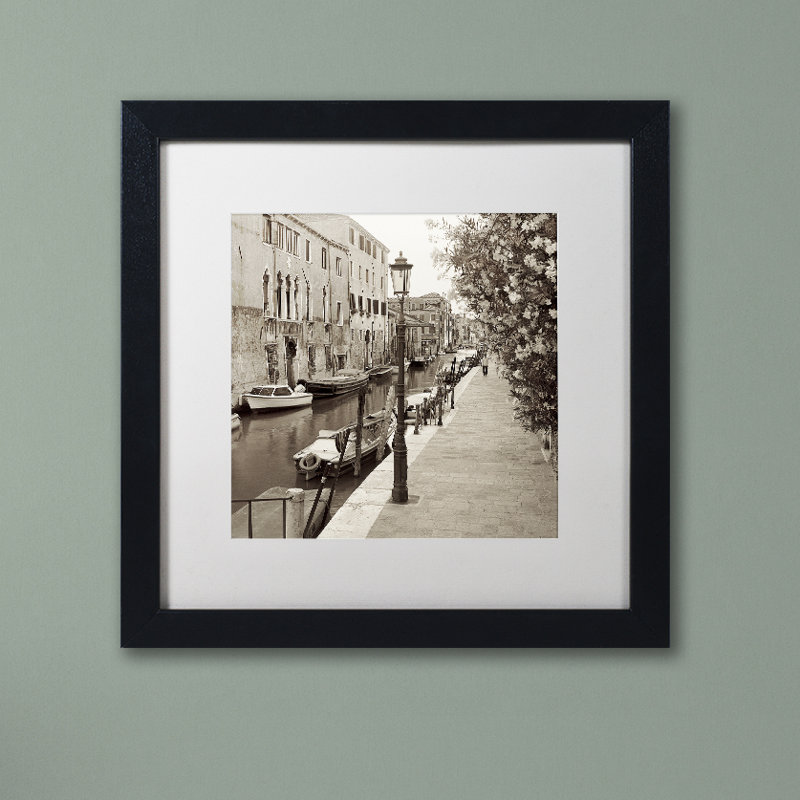 Alan Blaustein, «Venezia V», reproduction de photo encadrée, H 16 po x l 16 po x P 0,5 po, Blanc