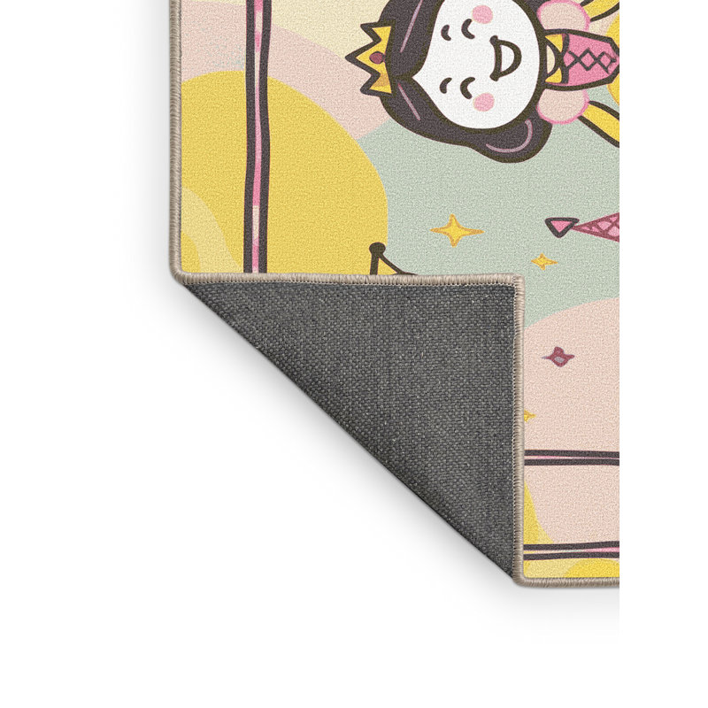 Tapis fantaisie East Urban Home, Rectangulaire 2 pi x 3 pi