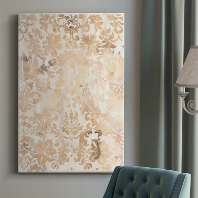 " Walnut Damask II " Painting Print