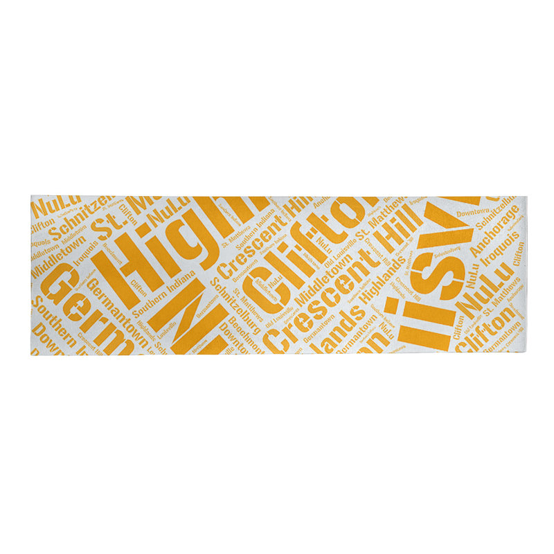 Chenille Indoor Rug, Runner 2.5' x 8'