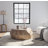 38.58"Three-Dimensional Embossed Pattern Design American Retro Style Coffee Table