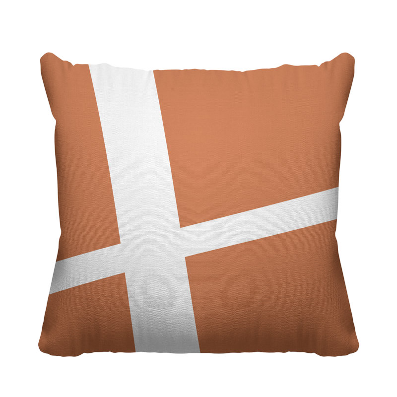 Coussin décoratif intérieur / extérieur Siddel, Chair, L 19 po x H 19 po