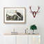 White Ibis Bird & Lobster by John Audubon - Picture Frame Art Prints on MDF-55612804-55612805