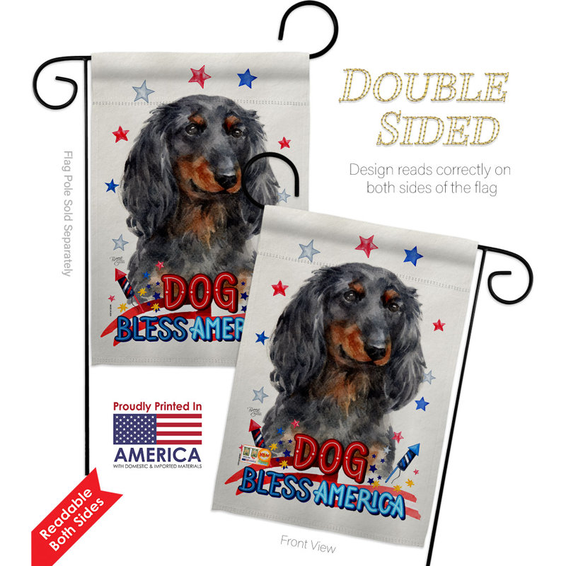 Double Sided 18.5'' H x 13'' W Polyester Animal Garden Flag