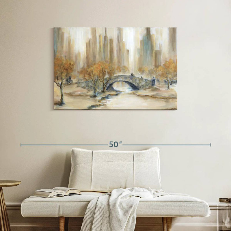 Sireci Empty Central Park, 26" H x 39" W