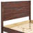 Hibir Rustic Solid Pinewood Bed Frame with Protective Top Trim, Modern Farmhouse Master Bedroom Platform Bed, Heavy-Duty Slat Support Base, No Box Spring Needed, Premium Style-123297193-123418554