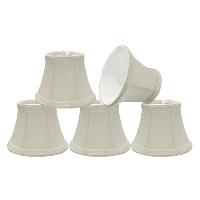 4'' H Linen Bell Candelabra Shade