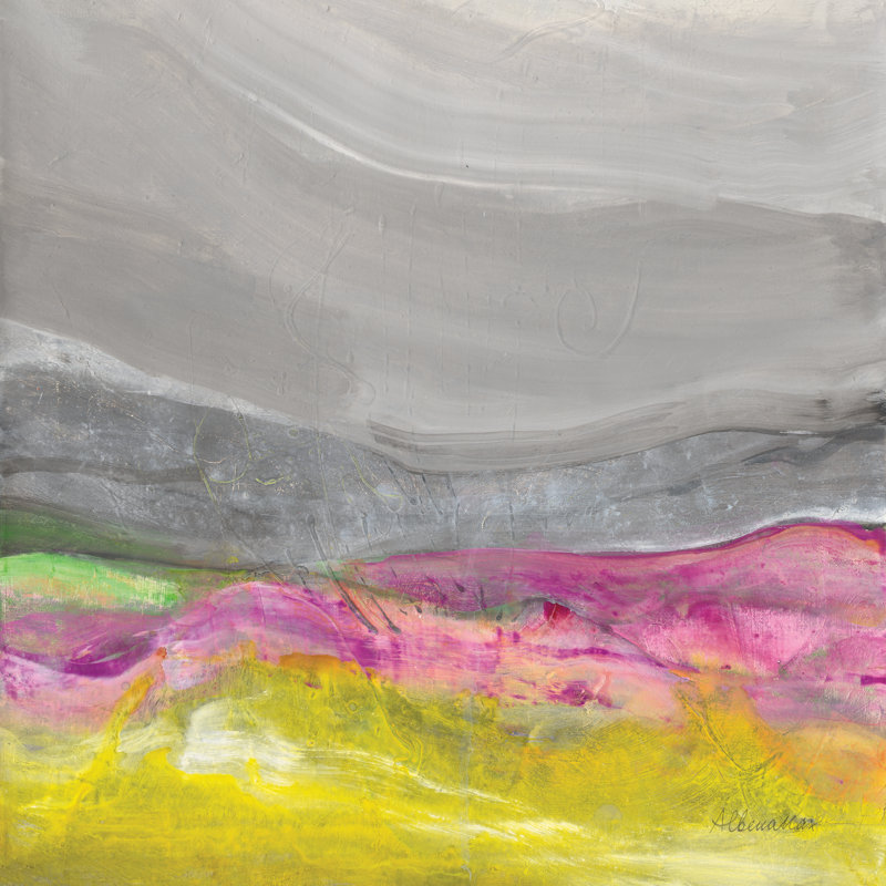 Golden Valley II by Albena Hristova - Wrapped Canvas Painting, 30cm H x 46cm W x 3.8cm D