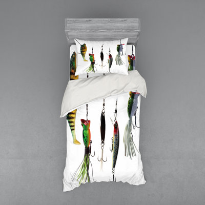 Fishing Rustic Duvet Cover