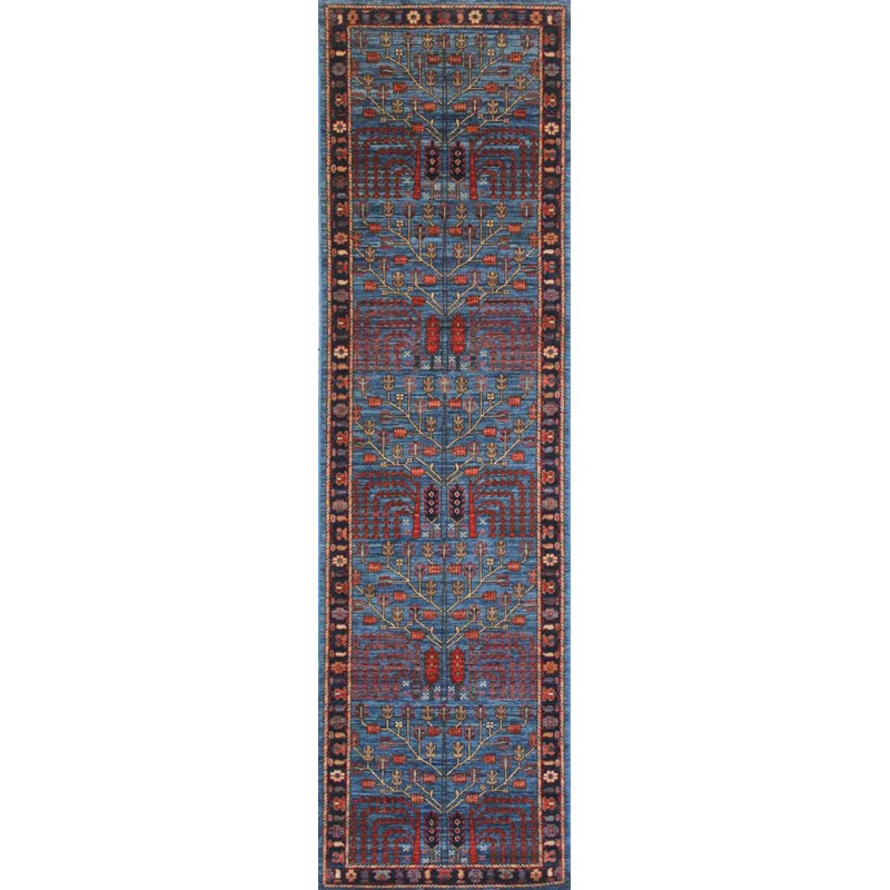 Transitional One-of-a-Kind Runner 2'8" X 9'9" Hand Knotted Area Rug