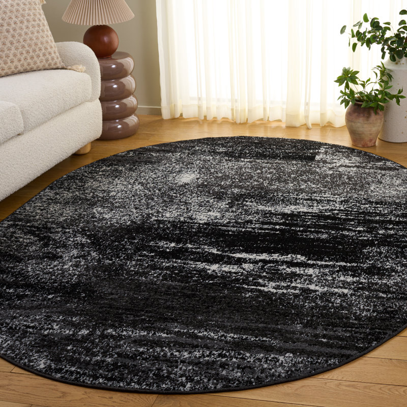 Tapis abstrait Gicelle Performance, Ovale 6 pi x 8 pi