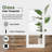 White Primed Solid Core 3-Panel Clear Slab Glass Door Suitable For Bathroom/Pantry-111605892