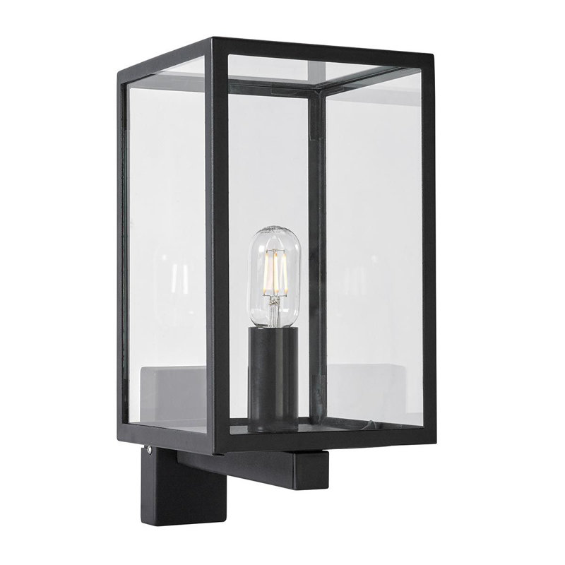 Tiltonsville Black Outdoor Wall Lantern