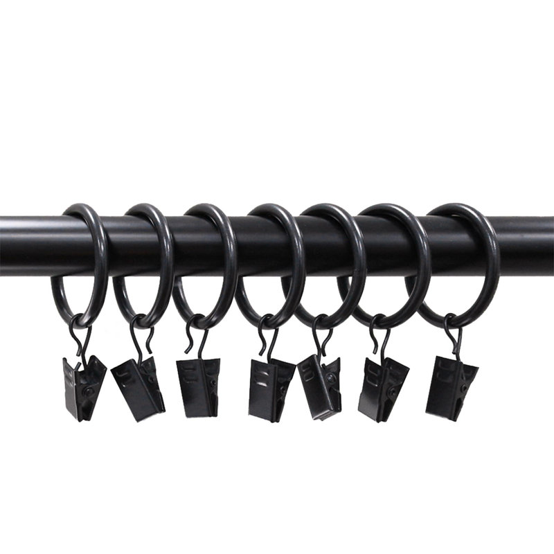 Fraida Curtain Rings, Oil Rubbed Bronze, 2.6" x 1.6" x 0.4"