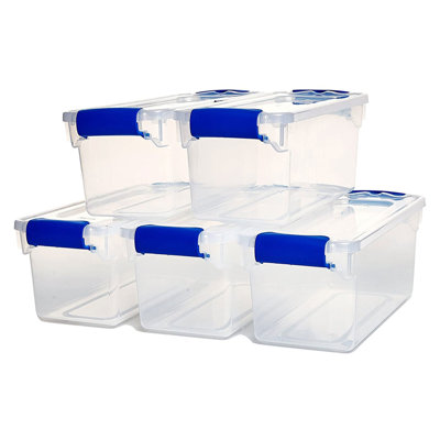 7.5 qt Plastic Storage Tote