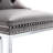 26" Counter Height Bar Stools, Of 2, Gray Velvet, Button Back&rivet Trim, Metal Base For Kitchen Island&home Chromed Home&dining Room-116531501