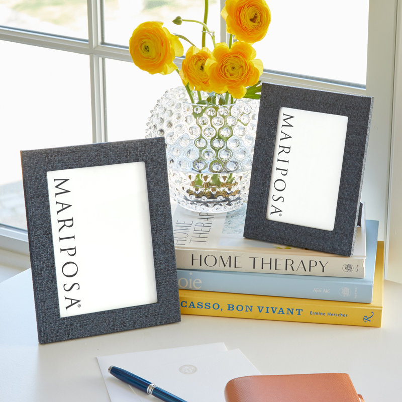 Welcome Home Picture Frame, Indigo, 7.48" W x 5.51" H