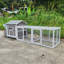 Cage à poulailler en bois pour poulailler 118 118 118 With avec portes en libre parcours, nichoir, plateau à tirer étanche-119747561