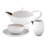 Maya Porcelain Teacup and Saucer