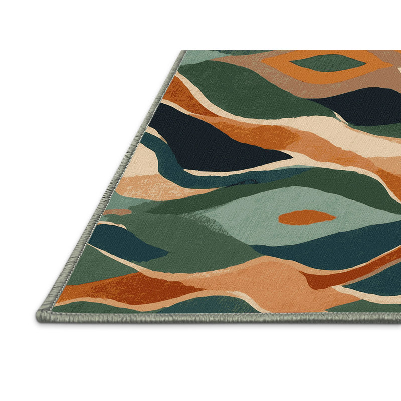 Meadow Illusion Rug, Rectangle 8' x 12'