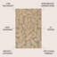 Tapis intérieur / extérieur brun / beige Mease Nevis Palm Frond-882347016