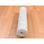 Tapis de couloir 2 pi 6 po x 6 pi ivoire en laine et soie noué à la main 9C740A49DFEA4C6B8ACB0B4597EBF2A0