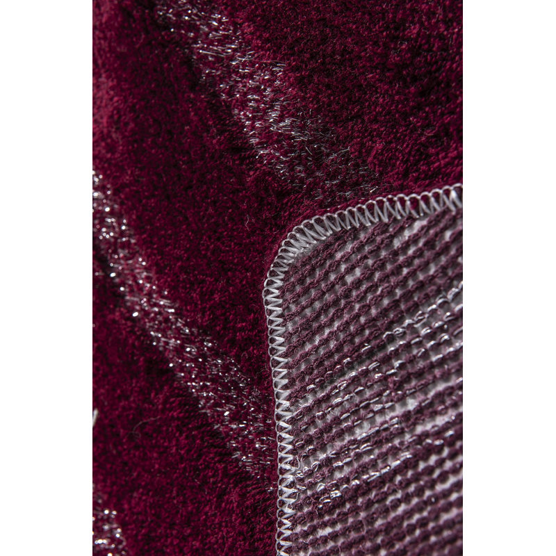 Tapis de bain de couleur unie, L 24 po x L 39 po, Mauve