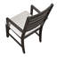 Chaise avec accoudoirs rembourrés (ensemble de 2)