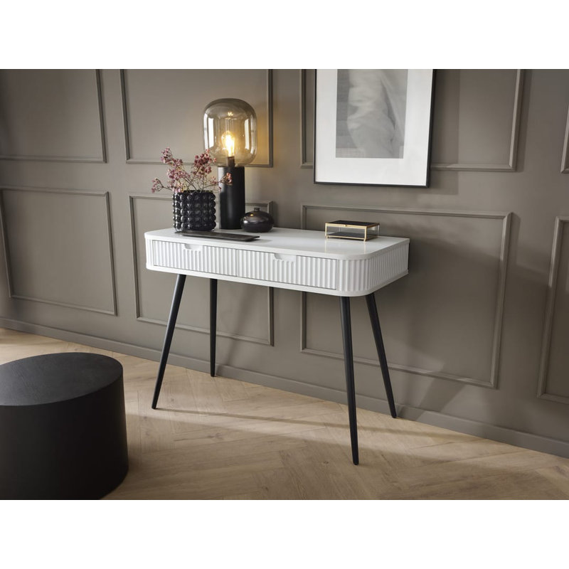 Coffee Table with Storage, White