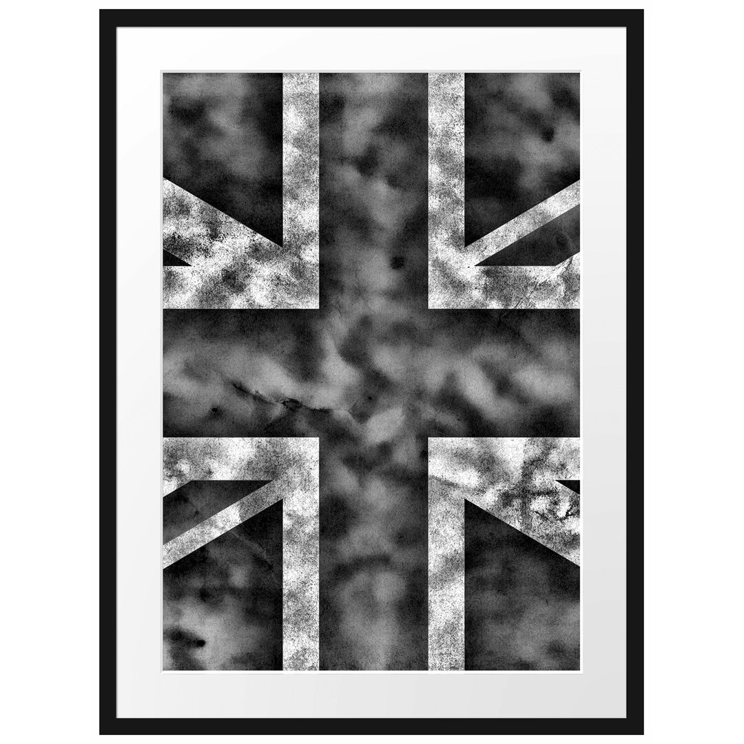 Gerahmtes Poster Großbritannien Flagge