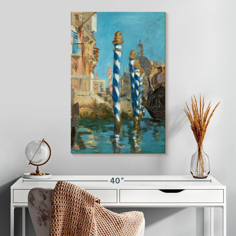 Aime le Grand Canal 1874, H 30 po x l 20 po