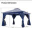 Pavillon de jardin en acier-102509625-113006172