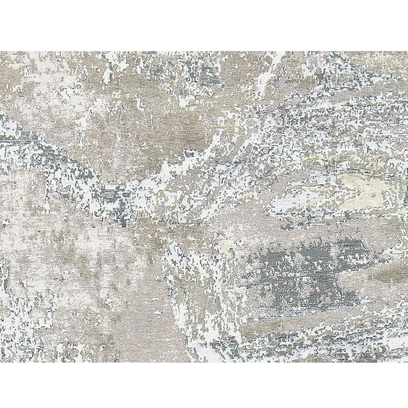 Area Rug in Beige/White/Gray, Rectangle 6' x 9'