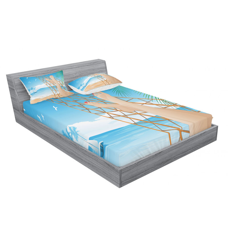 Microfiber Sheet Set, Full Sheet Set with Fitted Sheet