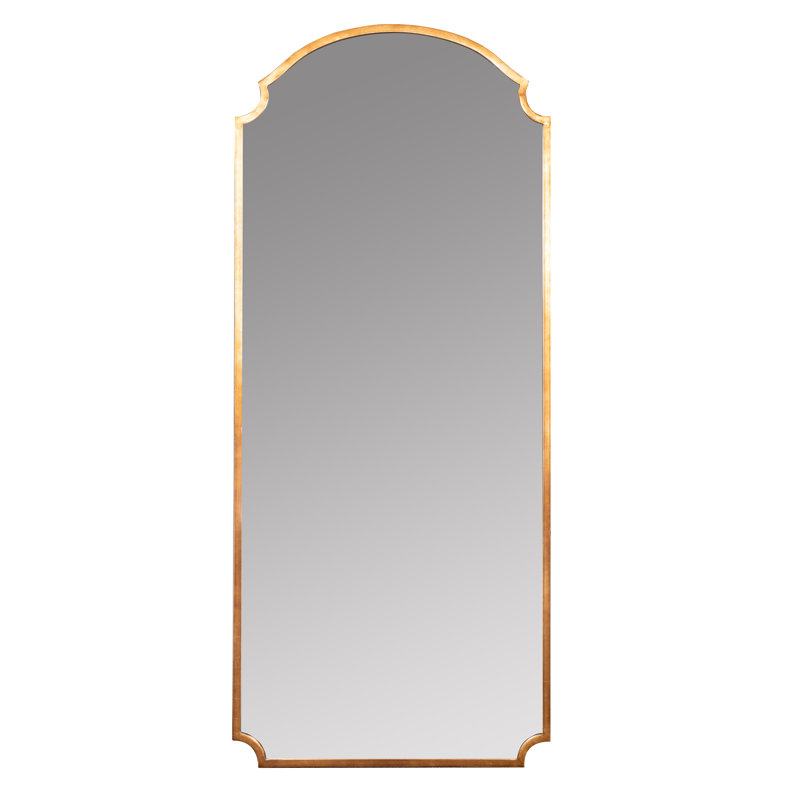 Orwell Flat Metal Mirror, Gold