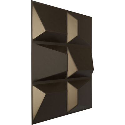 Panneau mural décoratif 3D EnduraWall Stratford l 19 5/8 po x H 19 5/8 po, UltraCover (couvre 2,67 pieds carrés)