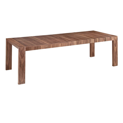 Extendable Solid Wood Top Dining Table
