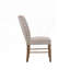 Chaise rembourrée en lin
