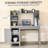 Computer Desk Home office Desk with Cabinet-1934807896