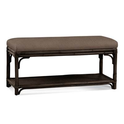 Banc de rangement en osier Summer Retreat