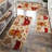 3-Piece Cozy Christmas Gingerbread & Hot Cocoa Pattern Floor Mats - Holiday Decor With Gingerbread Man, Candy Cane & Hot Cocoa Designs