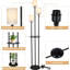 Floor Lamp with Shelves