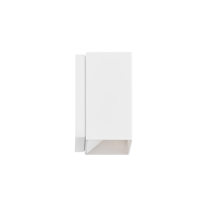 1 - Light LED Flush Mounted Sconce, White, 2700K