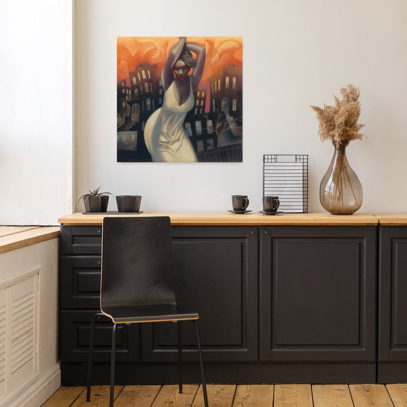 Harlem Heat, art urbain contemporain, H 18 po x l 18 po