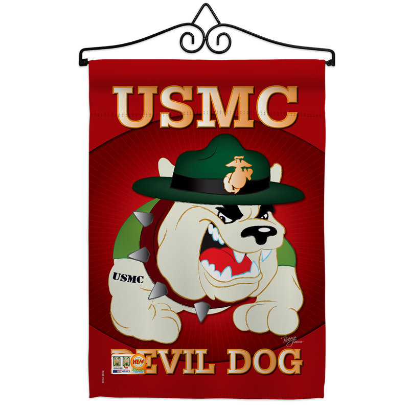 Double Sided 18.5'' H x 13'' W Polyester Independence Day Flag Set