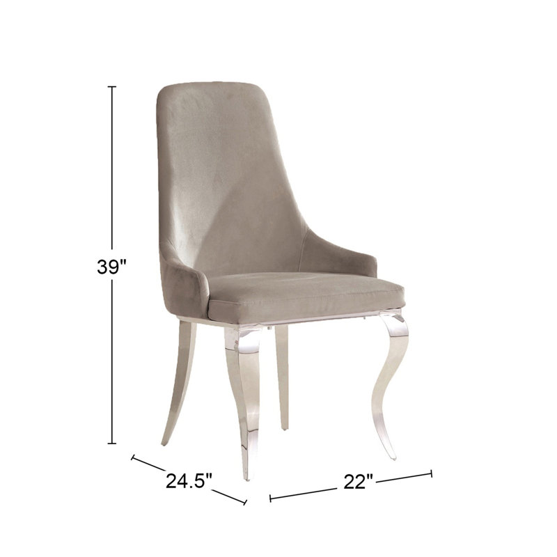 Chaises de salle à manger contemporaines, Gris