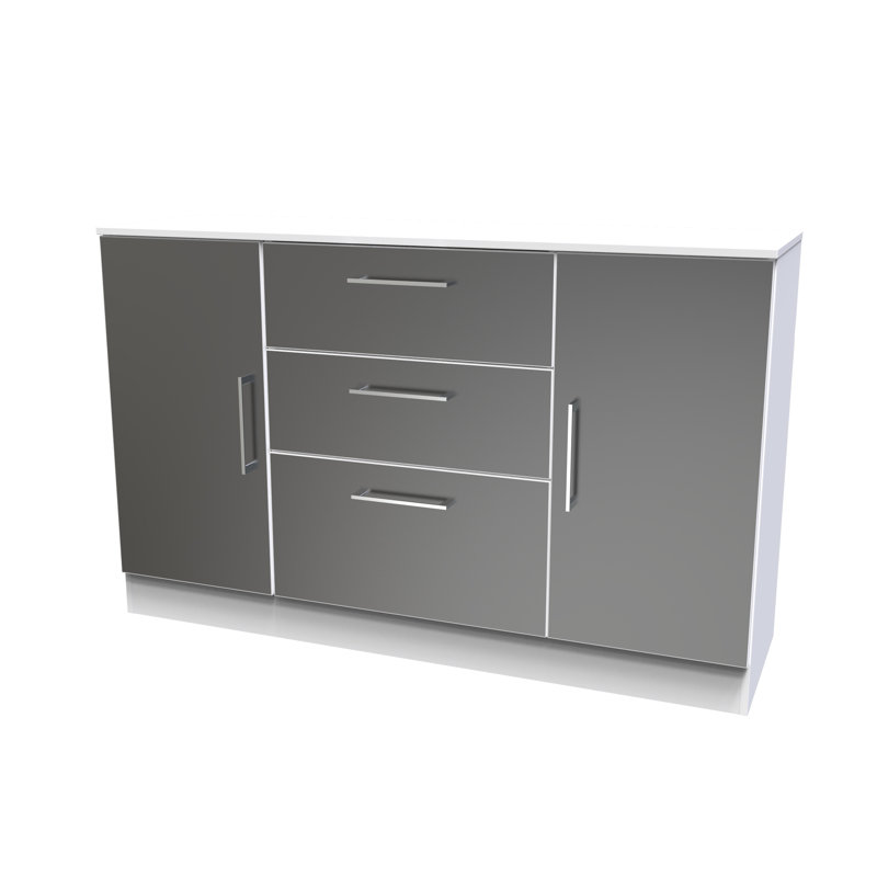 Bluntson 126cm Sideboard, Black
