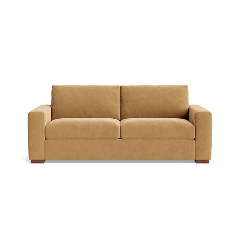 Couch Potato Sofa (85"), Performance Velvet - Nutmeg