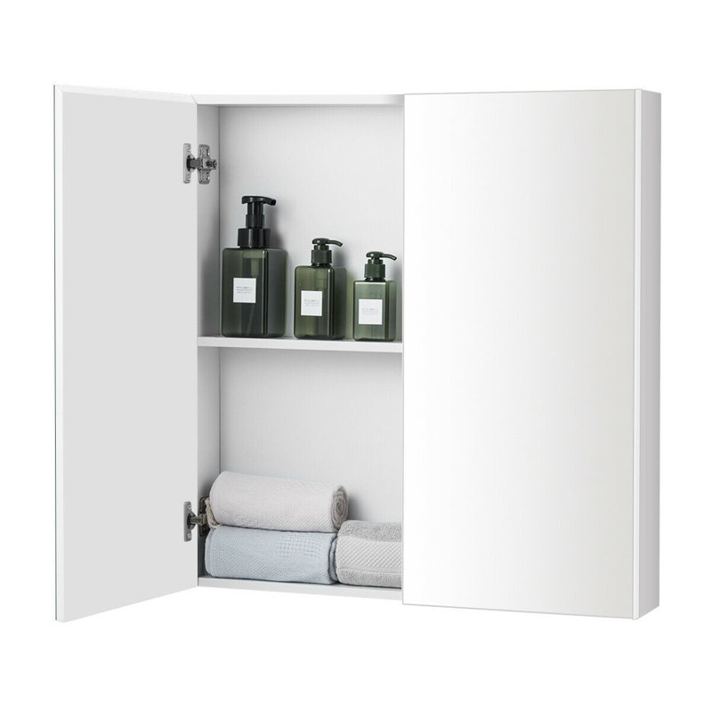 Armoire à pharmacie 2 portes sans cadre à fixation en surface Haimar